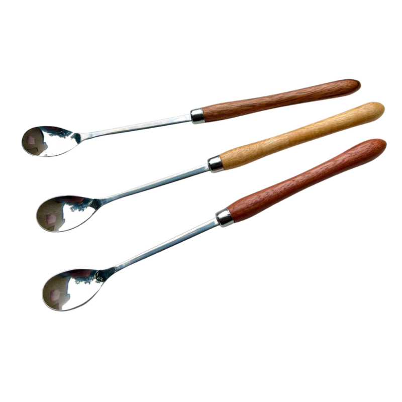 Long Spoon Various Timbers. Wood We Create